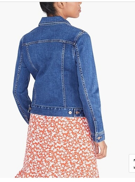 J Crew Denim Jacket. NWT. XS - Picture 2 of 8